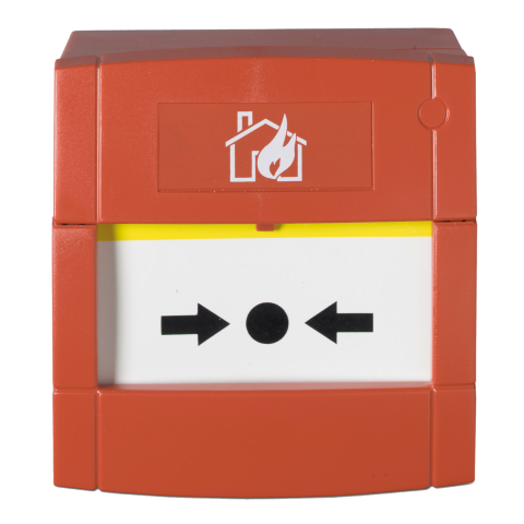 Pulsador convencional de alarma para montar en superficie. Rojo ARITECH CA/DMN700R100-KITR