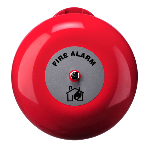 Sirena de alarma de acero de 6” de bajo consumo a 24Vcc / 20 mA para interior, rojo ARITECH CA/AB360