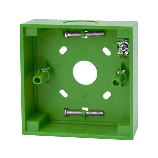 Caja trasera verde de montaje en superficie ARITECH CA/N-MC-BB-G