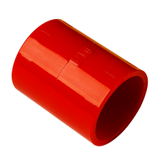 Adaptador de tubería de 27mm a 25mm. Color rojo. Tipo hembra-hembra. ARITECH CA/9-10931
