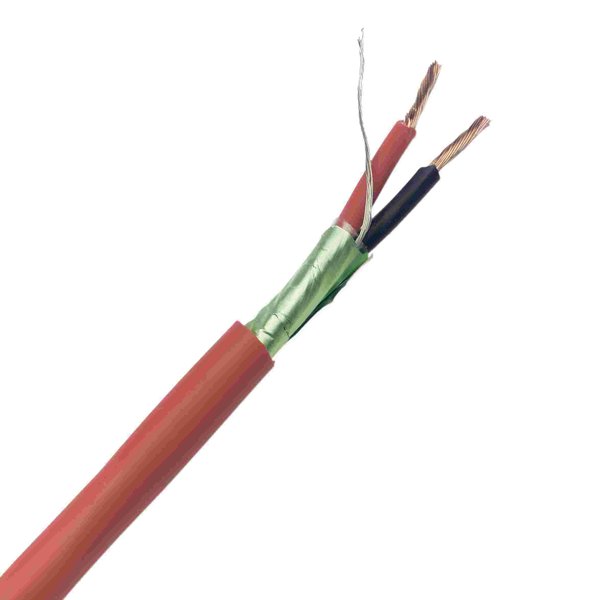 Cable manguera rojo/negro de 2 x 1,5 mm. trenzado y apantallado libre de halógenos ARITECH CA/KAL51A