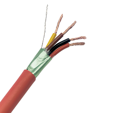 Cable manguera rojo/negro de 2 x (2 x 1,5) mm. trenzado y apantallado ARITECH CA/KAL51B
