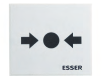 Paquete 10 cristales de repuesto para pulsador de alarma de diseño compacto ESSER 704960