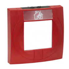 Carcasa frontal embellecedora rojo con pictograma según EN54-11 para pulsadores 80490X ESSER 704900