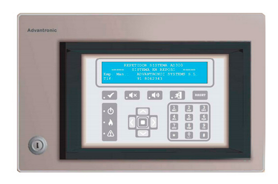 Repetidor bidireccional del sistema analógico serie AD600 ADVANTRONIC AD600R