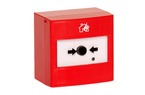 Pulsador alarma direccionable rojo rearmable, doble aislador cortocircuito ADVANTRONIC AV411AL
