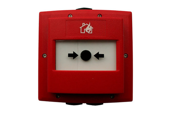 Pulsador alarma uso exterior (IP65) direccionable rojo rearmable doble aislador ADVANTRONIC AV411ALE