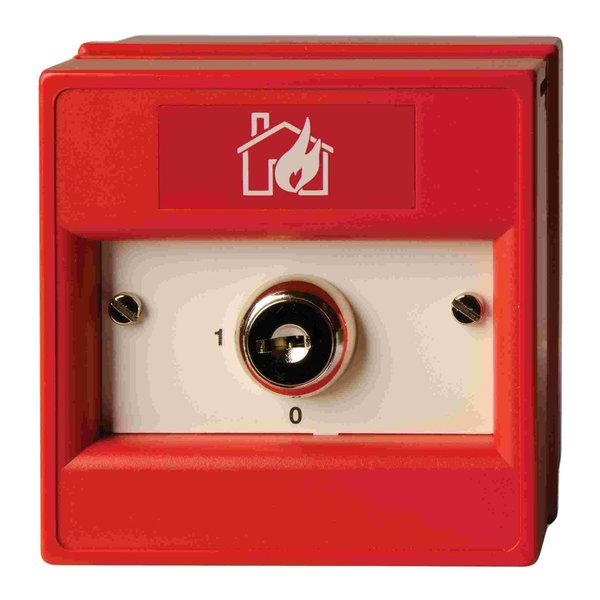 Pulsador direccionable rojo, 2 posiciones. interruptor de llave, en superficie ARITECH CA/ZP785KS-N