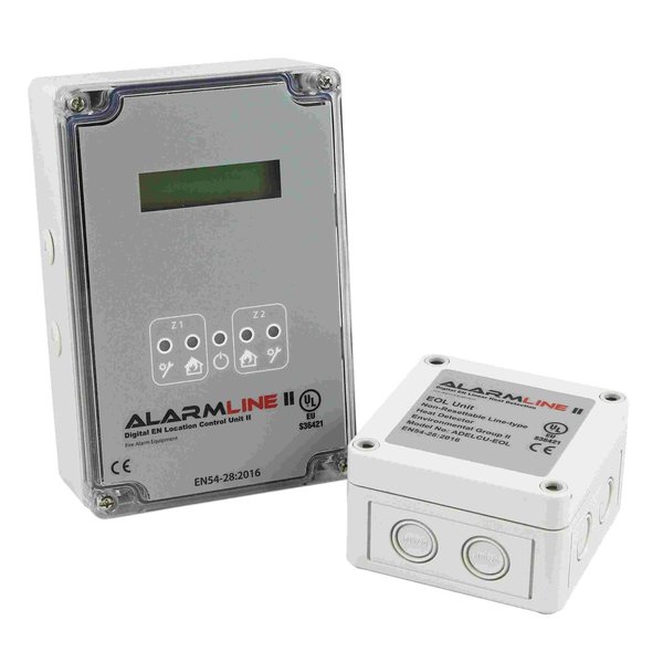 Alarmline II Digital EN Unidad de control de localización digital de zona dual ARITECH CA/ADELCU-2